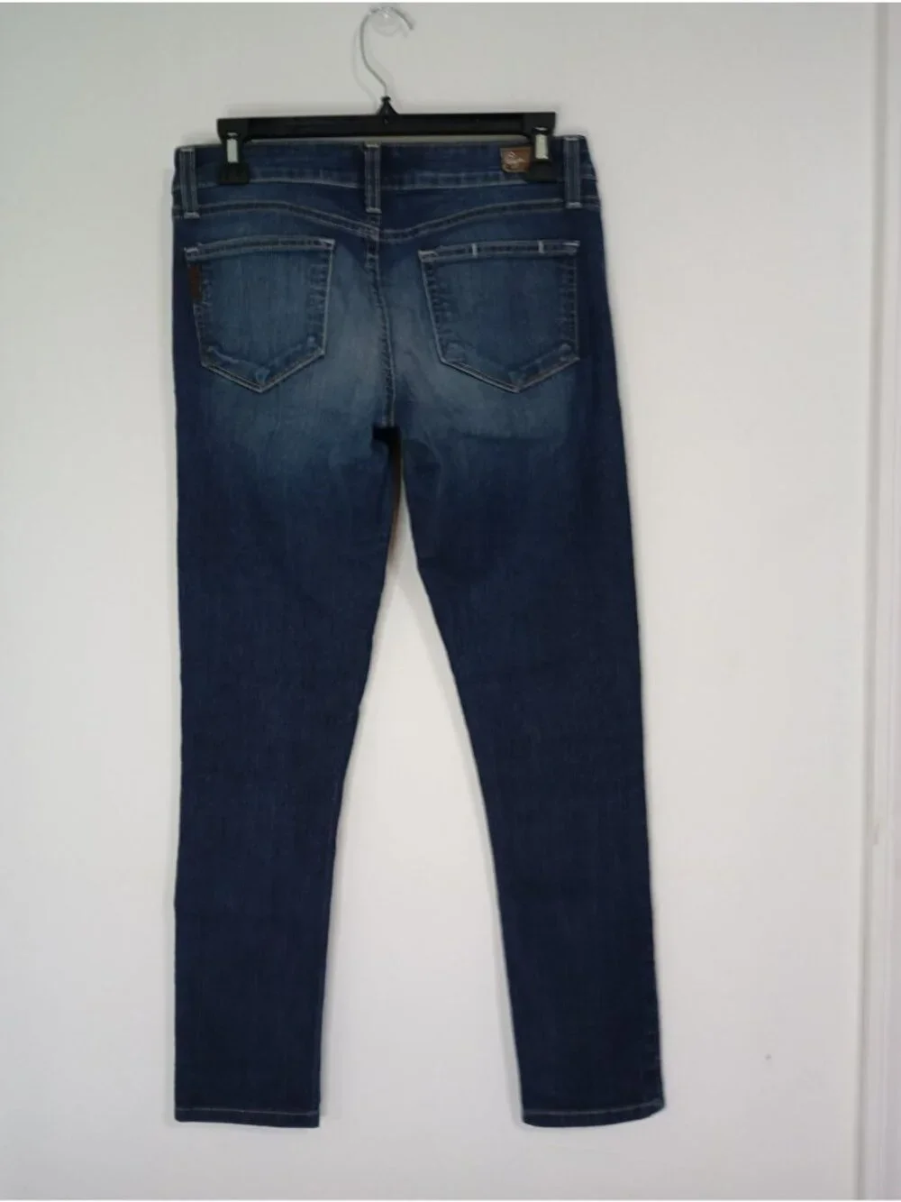 Paige Peg Skinny Jeans Size 27 Womens Dark Wash Stretch Denim USA